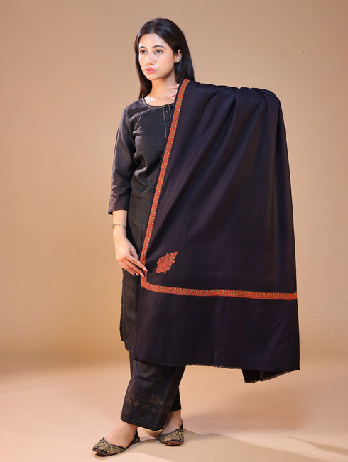 Women's Hand Embroidery Wool Shawl